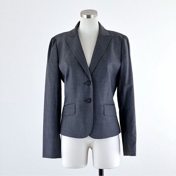 J. Crew heather grey Nouvelle jacket in Super 120s - Picture 2 of 9